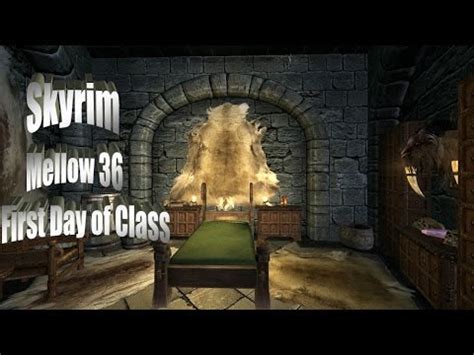 Checkers Mellow Skyrim Let S Play Part First Day Of Class Youtube