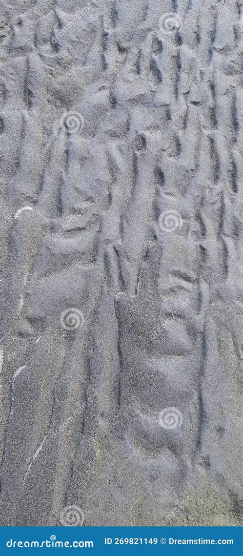 River Sand Texture at Low Tide Stock Image - Image of relief, carving: 269821149