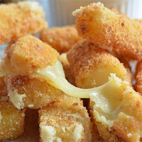 Fried Cheese Sticks Homemade Mozarella Sticks