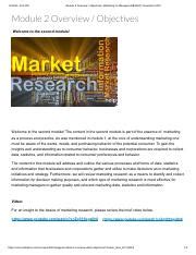 Understanding Consumer Behavior And Marketing Research Module