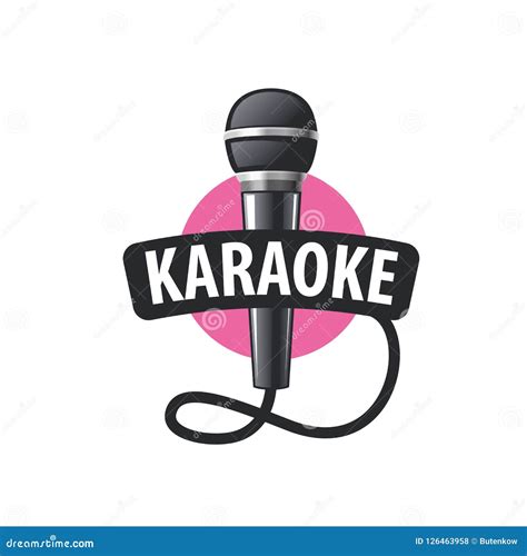 Karaoke Del Logotipo Del Vector Ilustración Del Vector Ilustración De