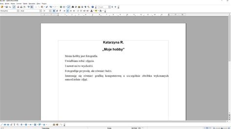 OpenOffice Writer Cw 10 Kopiujemy Parametry Formatowania Tekstu YouTube