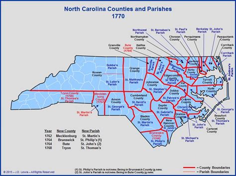 The Royal Colony Of North Carolina Parishes 1761 To 1770 Artofit