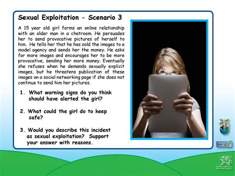 Sexual Exploitation Scenario 1 Ppt Download