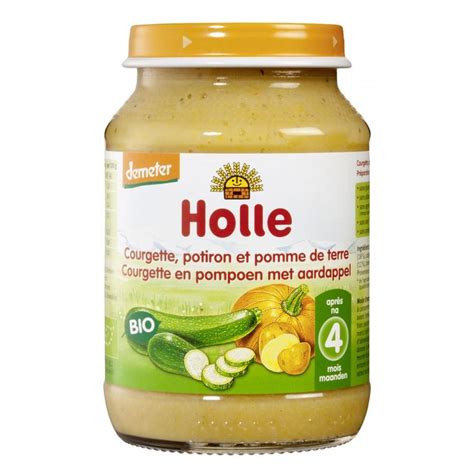 Holle Courgette Et Potiron Avec Pomme De Terre G Sebio