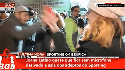 Devido A Azia Dos Adeptos Do Sporting Joana Latino Quase Fica Sem