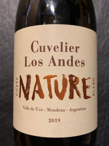 Cuvelier Los Andes Cuvée Nature Blend Vivino