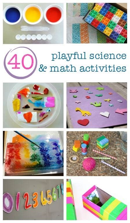 Math And Science Activities For Kindergarten