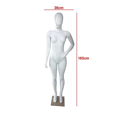 Manequim Articulado Feminino Corpo Inteiro Branco MonteSuaLoja Br