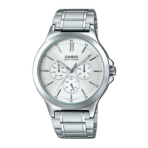 Reloj Casio Mtp V D Audf Acero Hombre Plateado Btime