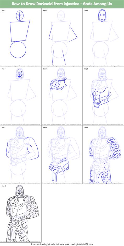 How To Draw Darkseid From Injustice Gods Among Us Injustice Gods