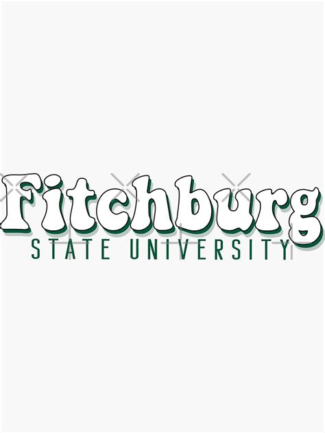 Fitchburg State Sticker For Sale By Amcdesigns Redbubble