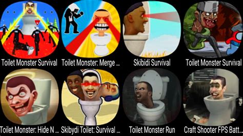 Toilet Monster Survival Toilet Monster Merge Skibidi Survival Toilet