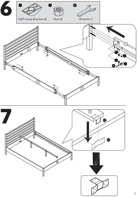 Habitat Eave Bamboo Double Bed Frame Instruction Manual