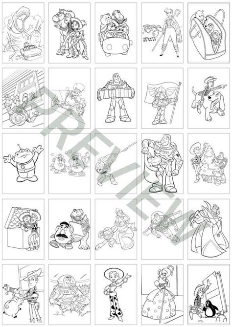 Toy Story Colouring Sheets Printable