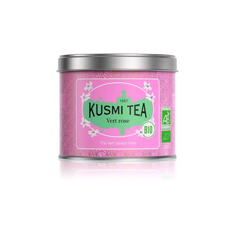 Kusmi Tea Thé vert á la rose Bio Grüner Tee mit Rosenblüten