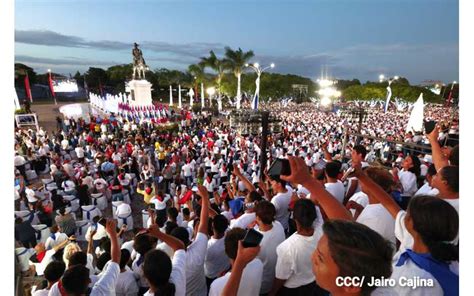 Nicaragua conmemora el 44 Aniversario del Triunfo de la Revolución