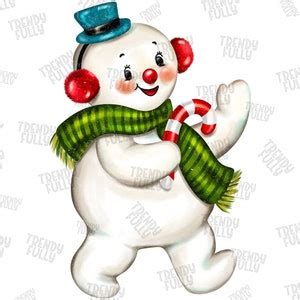 Vintage Snowman Png, Christmas & Co Png, ETS 1896, Vintage Christmas ...