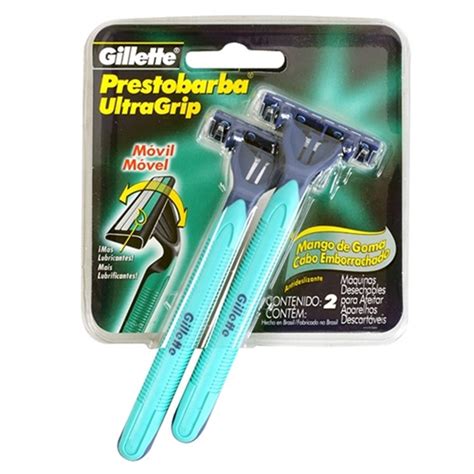 APARELHO DE BARBEAR PRESTOBARBA ULTRA GRIP MOVEL 2 UNIDADES