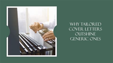 Beyond Generic: How Tailored Cover Letters Unlock Job Opportunities