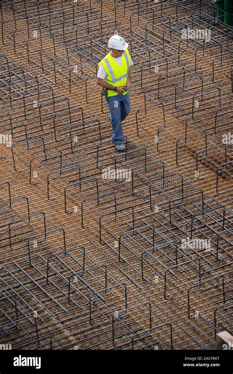 Airbus A350 XWB construction site. Worker on the construction site of ...