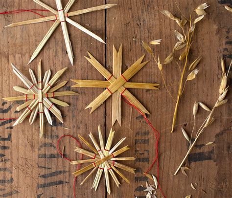 How To Make Straw Star Ornaments Together Blog From Nova Natural