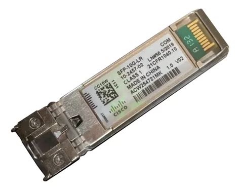 Gbic Cisco Sfp Sfp 10g lr 10gb 1310nm 10km Monomodo Frete grátis