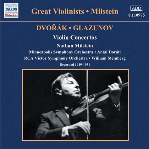 Dvořák Glazunov Violin Concertos by Antal Doráti Minneapolis