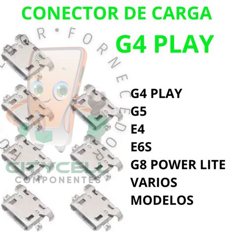 X X Kit Conector De Carga G Play G G Power Lite Xt Xt G