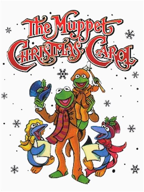 Retro S The Muppet Christmas Carol Characters Group T Shirt For