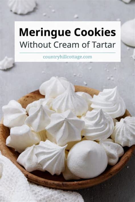 Meringue Cookies Without Cream Of Tartar