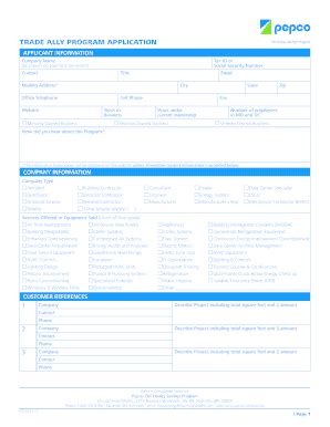 Pepco Program Application Fill Online Printable Fillable Blank