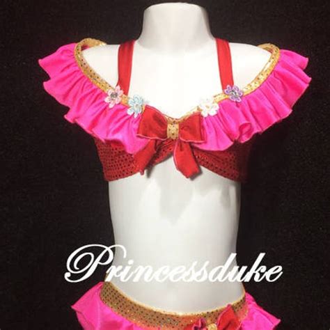 Princess Esmeralda Inspired Pageant Princessduke Bikini Etsy