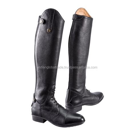 Black Leather Horse Riding Boot Indian Horse Riding Boot For Men And