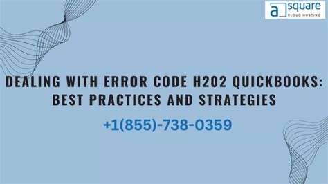 PPT Dealing With Error Code H202 QuickBooks Best Practices And