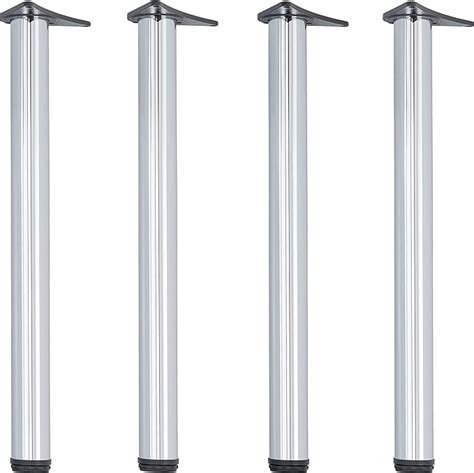 Set Of Furniture Feet Stainless Steel Table Legs Height Adjustable