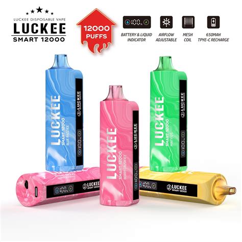 Custom Wholesale Luckee Vape Flavors Puffs Disposable Vape