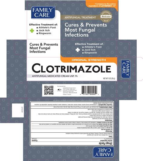 FAMILY CARE CLOTRIMAZOLE ANTIFUNGAL (cream) United Exchange Corp.