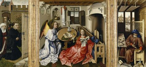 Triptych With The Annunciation Known As The Merode Altarpiece