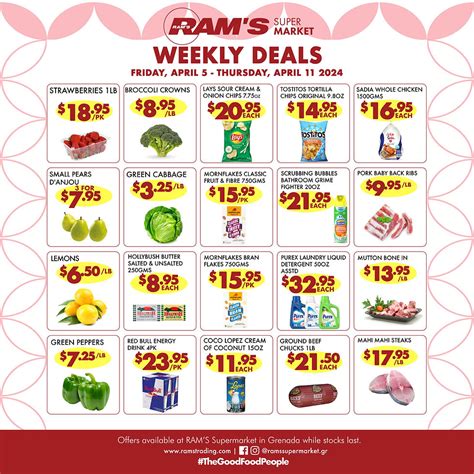 Supermarket Weekly Deals | Ram's Grenada