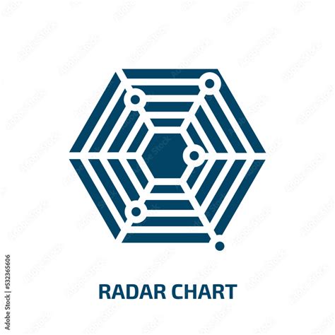 radar chart icon from business and analytics collection. Filled radar ...