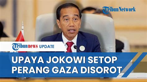 Langkah Jokowi Temui Biden Untuk Hentikan Perang Gaza Disorot Media