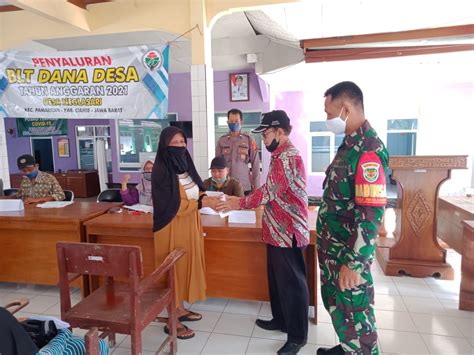 Jajaran Polsek Pamarican Polres Ciamis Lakukan Monitoring Penyaluran