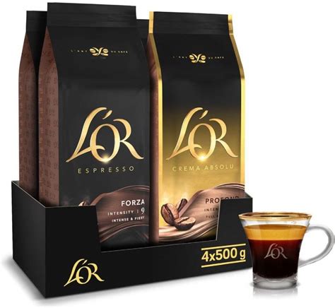 Kawa L Or Zestaw Ziarnista L Or 2x Espresso Forza Crema Absolu Profond