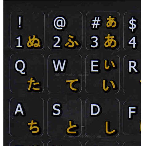 Hiragana Keyboard Layout