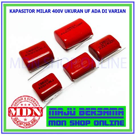 Jual Milar Kapasitor J J J J J Uf Uf Uf