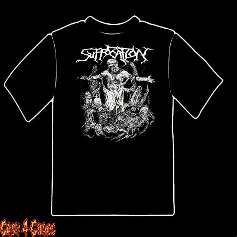 Suffocation Band Logo Design Tee – Cash 4 Chaos