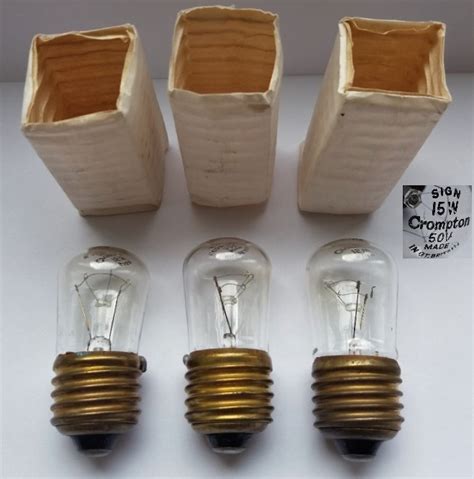 Lighting Gallery Net Incandescent Lamps Crompton V W Sign Lamps