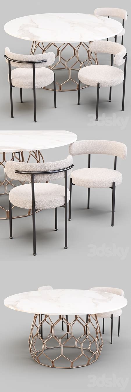dining set cb circuit table  inesse chair downdmodels
