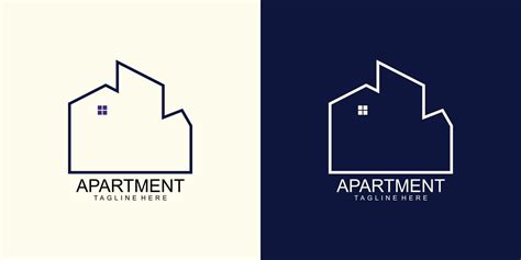 Apartment with modern creative logo design vector 22892566 Vector Art ...